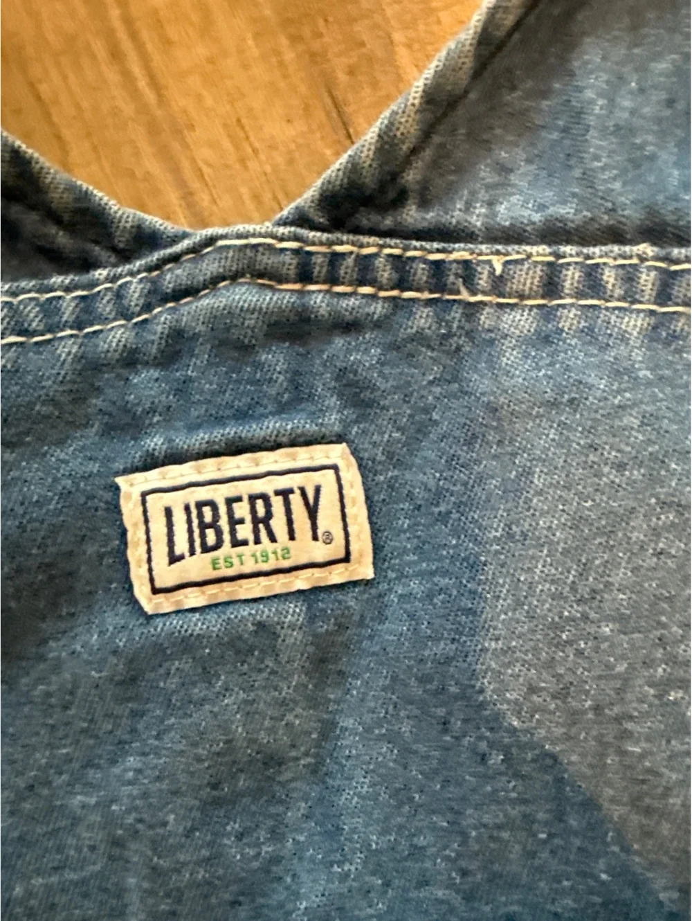 Vintage Liberty Denim Overalls with Multiple Pockets